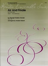 Air and Finale AATB Saxophone Quartet cover